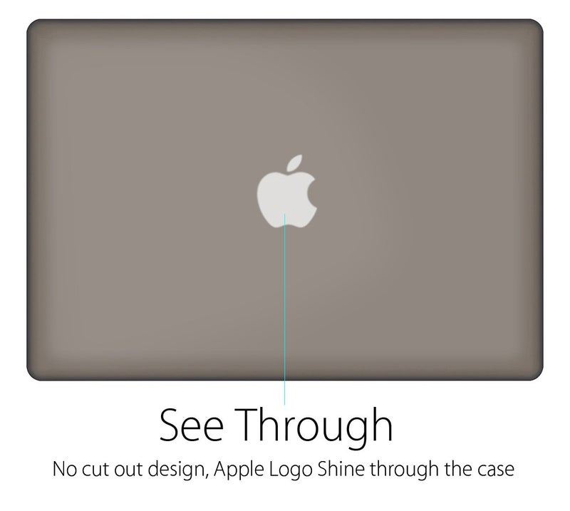 UESWILL 3 in 1 Matte Hard Case Compatible with MacBook Pro (Retina, 15 inch, Mid 2012/2013/2014/Mid 2015), Model A1398, NO CD-ROM, NO Touch Bar + Keyboard Cover and Screen Protector, Gray - Image 3